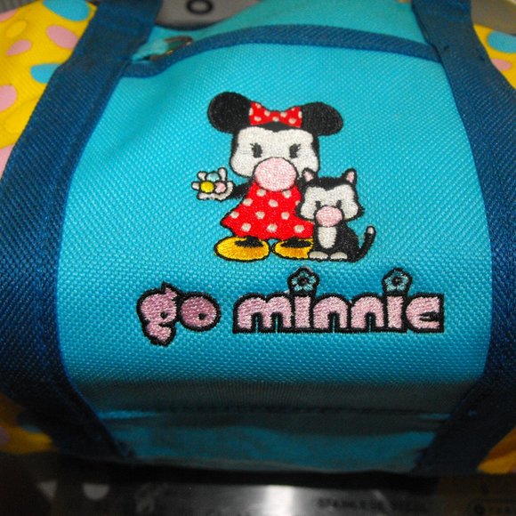 Barrel Duffle Bag Tote Mini Minnie Mouse Polka Dot - Picture 6 of 6